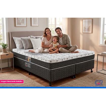 Imagem de Colchão Viúvo Molas Bonnel System Class Euro Pillow (120x203x25) - Castor