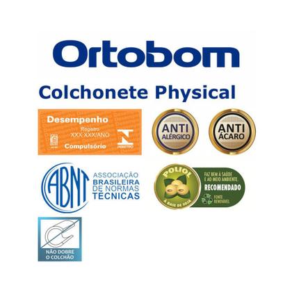 Imagem de Colchonete Alveolado D20 (80x190x07) - Espuma D20 - Ortobom