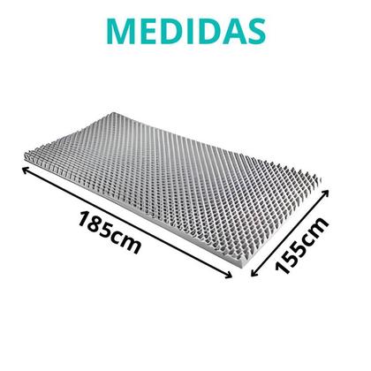 Imagem de Colchonete Casca De Ovo Anti Escaras Massageador Queen D33