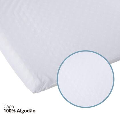 Imagem de Colchonete Com Gomos Massageadores - Para Berço Desmontável - 72 cm x 105 cm