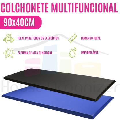 Imagem de Colchonete Espuma Alta Densidade Impermeável P/ Pilates Yoga Treino Fitness Exercícios Diário Compacto P/ Casa