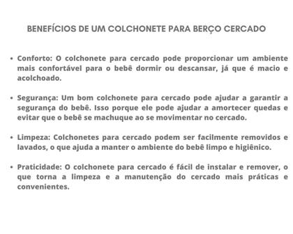 Imagem de Colchonete para berço portátil dobravel - multiuso bublim