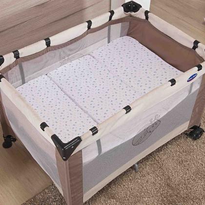 Imagem de Colchonete para berço portátil dobravel - multiuso bublim