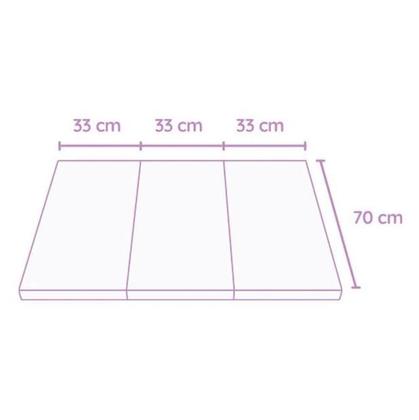 Imagem de Colchonete para berço portátil dobravel - multiuso bublim