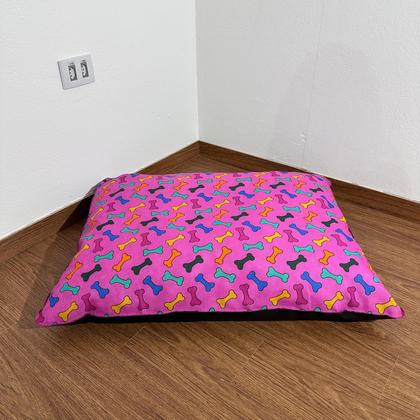 Imagem de Colchonete Para Cachorro Gato Caminha Pet Confortável Extra Macia Tam M, G 