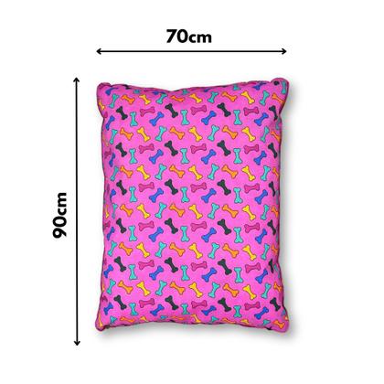 Imagem de Colchonete Para Cachorro Gato Caminha Pet Confortável Extra Macia Tam M, G 