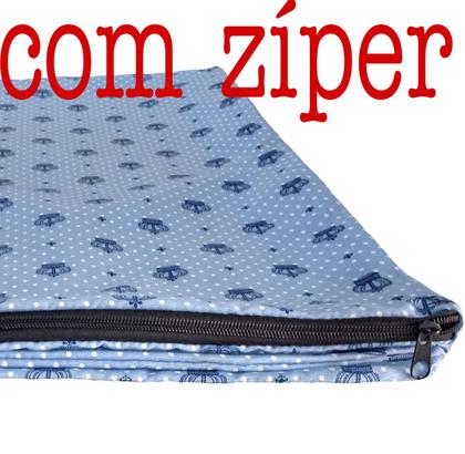 Imagem de colchonete pet 60x80cm colchão cachorro grande+ capa de tecido tipo fronha com zíper