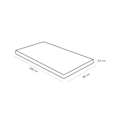 Imagem de Colchonete Physical Solteiro (88x188x04) - Ortobom