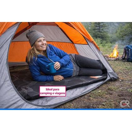 Imagem de Colchonete Polar D20 Fort Black INMETRO Solteiro 78x188