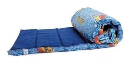 Imagem de Colchonete Saco Dormir Mont Long Campo Praia Azul Solteiro