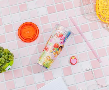 Imagem de Cold Cup Silver Buffalo Care Bears Shortcake 700 ml