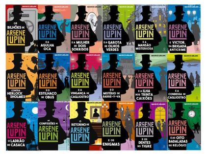 Imagem de Coleção As aventuras de Arsène Lupin com 19 volumes - Editora Principis, Autor Maurice Leblanc - Edição 1, 2021