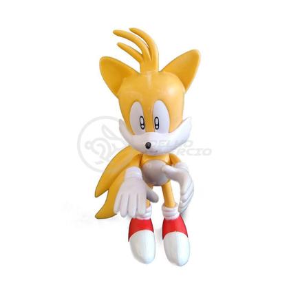 Imagem de Coleção Boneco Action Figure Tails Amarelo 16Cm Sonic