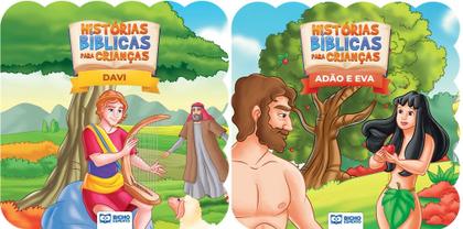 Imagem de Coleção C/10 Livros Histórias Bíblicas Para Crianças 20x20cm - RICAMENTE ILUSTRADO E COLORIDO - bicho esperto