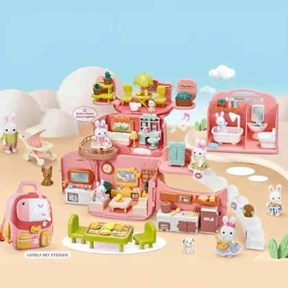 Coleção Casinha Feliz Mochila E Casinha Completa Zp01379 - Zoop