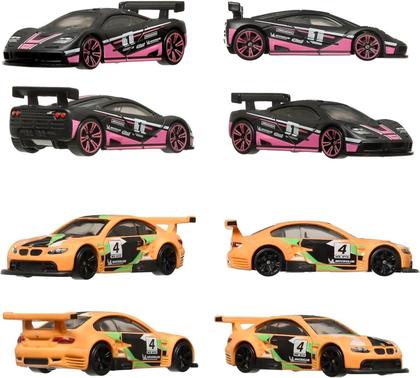 Coleção Completa com 8 Miniaturas Série Neon Speeders Mix C HLH72