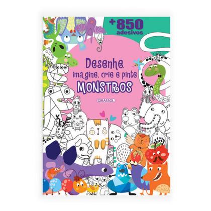 Imagem de Coleção Desenhe, Imagine, Crie e Pinte 2 Vol - Animais + Monstros