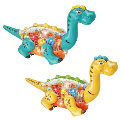 Imagem de Coleção Dino Bate E Volta Boneco Com Movimento Luz E Sons - Dm Toys