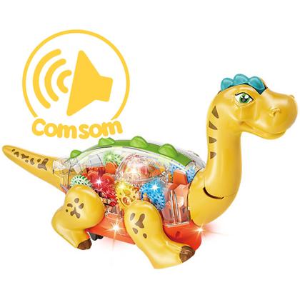 Imagem de Coleção Dino Bate E Volta Boneco Com Movimento Luz E Sons - Dm Toys