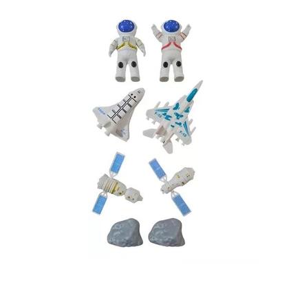 Imagem de Coleção Explorador Espacial Bonecos Astronautas Foguete Nave Meteoro