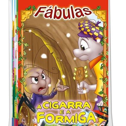 Imagem de Coleção fábulas com 8 livros - história infantil