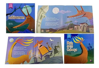 Imagem de Coleção Folclore Brasileiro - 6 Livros Infantis Ilustrados Grandes 30x30 cm - PÉ DA LETRA