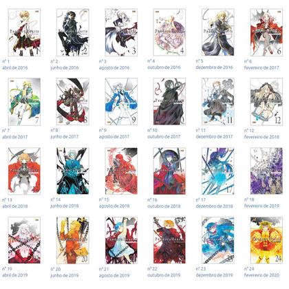 Coleção Manga Pandora Hearts 24 Volumes Lacrados - Panini