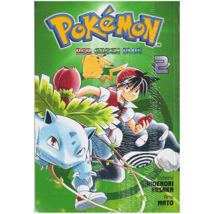 Coleção Manga Pokémon Red Green Blue Em 3 Volumes História