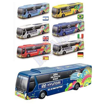 Imagem de Coleção Miniatura Ônibus Copa do Mundo 2014 Hyundai Team Bus