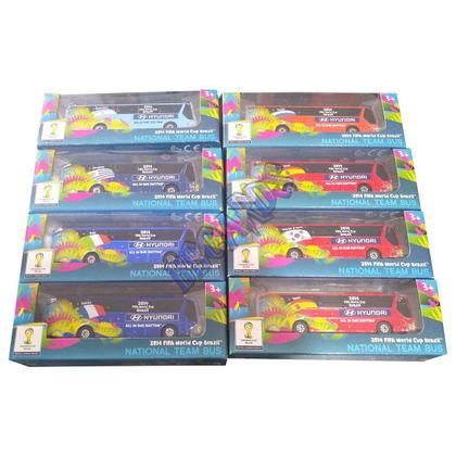 Imagem de Coleção Miniatura Ônibus Copa do Mundo 2014 Hyundai Team Bus