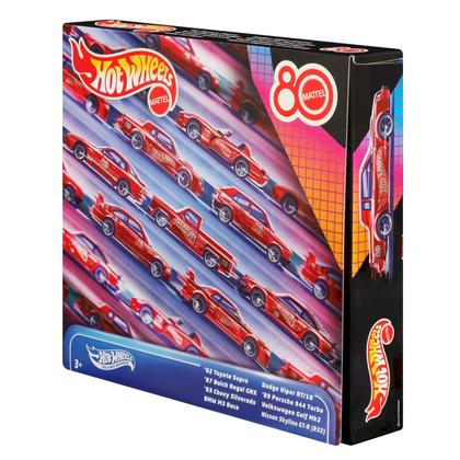 Imagem de Coleção Multipack c/ 8 Miniaturas Hot Wheels Silver Series - Aniversário 80 Anos da Mattel - 1/64 - Mattel