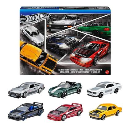 Hot Wheelsまとめ売り Coleção Multipack Com 6 Hot Wheels Streets Of Japan 1/64 - Mattel