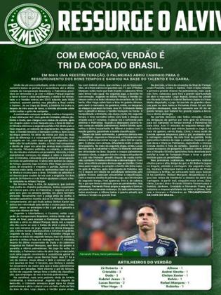 Imagem de Coleção oficial histórica palmeiras edição 20 - pôster copa do brasil 2015