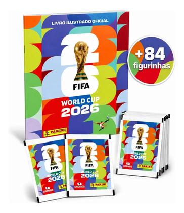 Imagem de Coleção Panini Copa do Mundo FIFA 2026: Álbum de Figurinhas + 84 Cromos