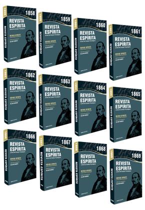 Imagem de Coleção Revista Espírita - 1858 a 1869 - 12 Volumes Completos