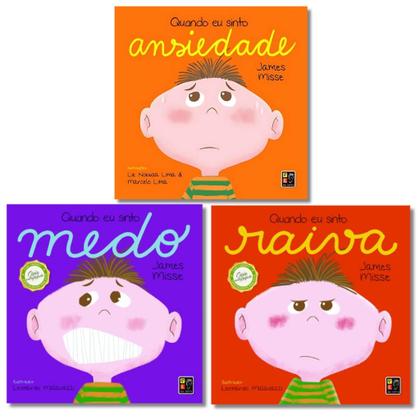 Imagem de Coleção Sentimentos e Emoções 5 Livros + Edi e o SuperPoder - Infantil e Didático