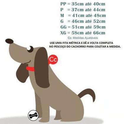 Imagem de Coleira Cachorro Grande Forte Coleira Amorosso Cor Amarelo