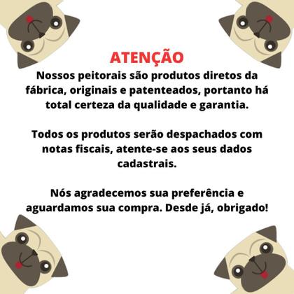 Imagem de Coleira De Cachorro Grande Médio E Pequeno Porte Peitoral Com Alça E Guia + Cinto De Segurança Pet Para Cães