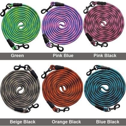 Imagem de Coleira Dog Tie-Out Long Tether Rope BTINESFUL 3,7 m para cães