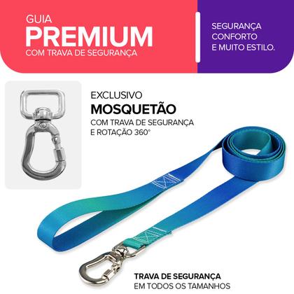 Imagem de Coleira Guia para Cachorro Cães Longa Adestramento Unificada Várias estampas Basic Pet
