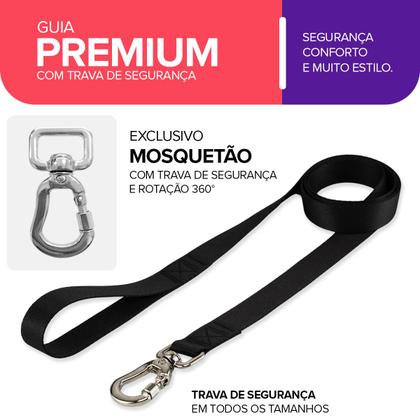 Imagem de Coleira Guia para Cachorro Cães Longa Adestramento Unificada Várias estampas Basic Pet