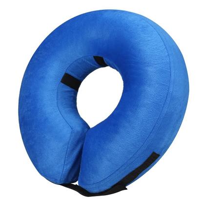 Imagem de Coleira Inflável Protetora Para Cães, Ideal Para Recuperação Pós-Cirúrgica, Para Cães E Gatos De