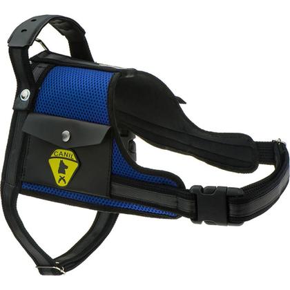 Imagem de Coleira Para Cachorro Grande Com Cinto De Segurança Pet Peitoral Para Cães Com Alça Resistente E Guia De Passeio
