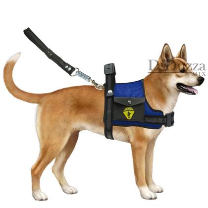 Imagem de Coleira Para Cachorro Grande Com Cinto De Segurança Pet Peitoral Para Cães Com Alça Resistente E Guia De Passeio