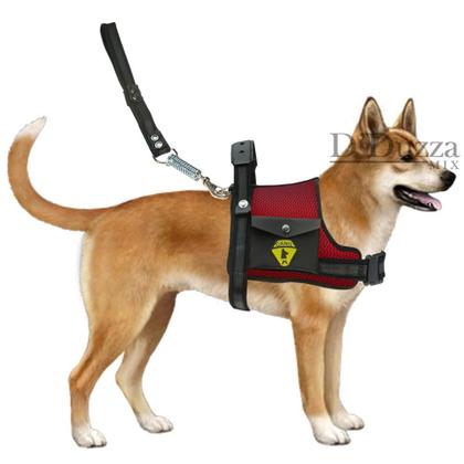 Imagem de Coleira Para Cachorro Grande Com Cinto De Segurança Pet Peitoral Para Cães Com Alça Resistente E Guia De Passeio