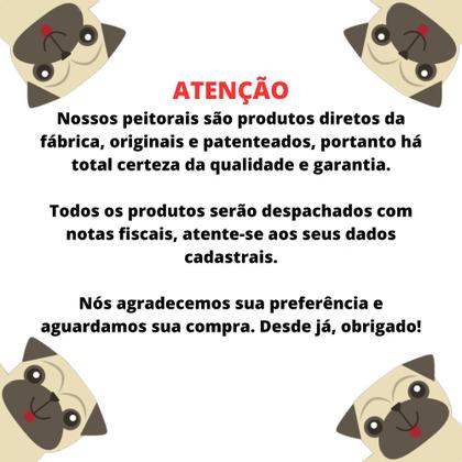 Imagem de Coleira Para Cachorro Grande Peitoral Pet Tático Para Cães Regulável Resistente Com Alça E Guia De Passeio Com Mola