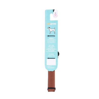 Imagem de Coleira Para Pets Fecho Click Estilo e Conforto Up4You Vivid Style Marrom