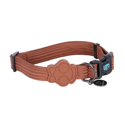 Imagem de Coleira Para Pets Fecho Click Estilo e Conforto Up4You Vivid Style Marrom