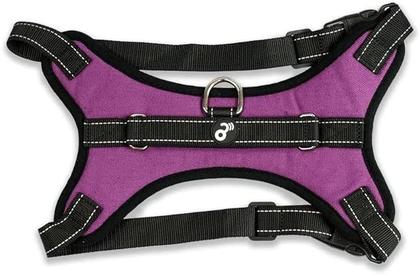 Imagem de Coleira Peitoral Air Pull para cachorro Mimo M Roxo PP325