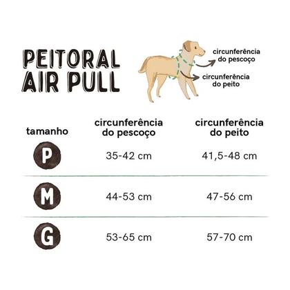 Imagem de Coleira Peitoral Air Pull para cachorro Mimo M Roxo PP325